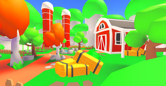 LowPoly Farm Map